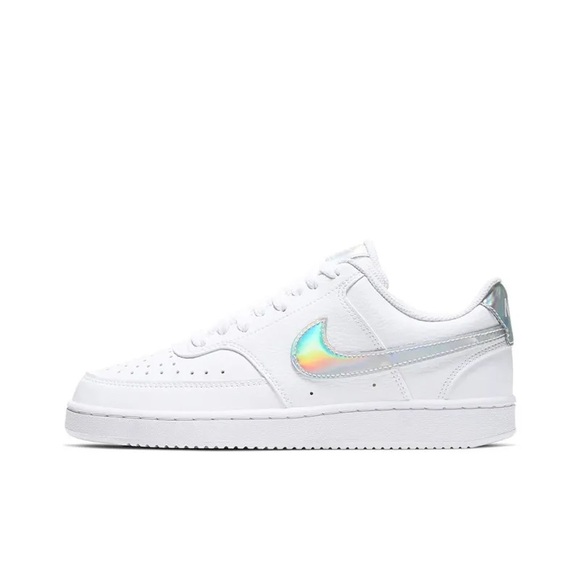 Nike Court Vision Low White Multi Women's NWOT - Picture 1 of 4